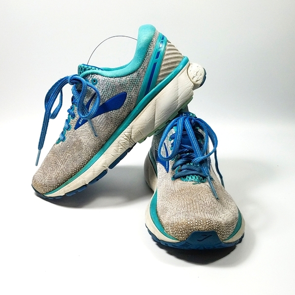 BROOKS Womens Ghost 11 Running Shoes  Size 5 Grey Gray 1202771B118 - Picture 1 of 12